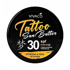 VIVACO Opalovací máslo na tetování SPF 30 100 ml