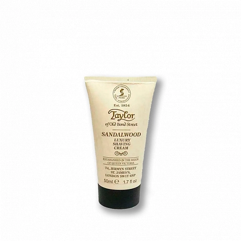 Taylor of Old Bond Street krém na holenie v tube Sandalwood 50ml