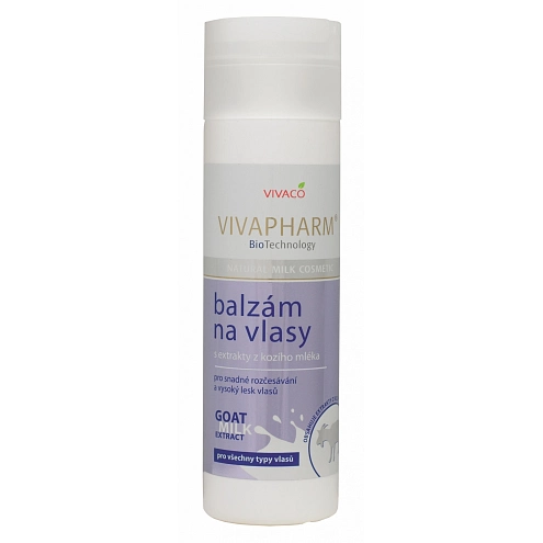 VIVACO Balzám na vlasy s kozím mlékem VIVAPHARM 200ml