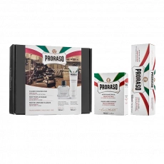 Proraso darčeková sada krém na holenie a balzam po holení pre citlivú pokožku Sensitive
