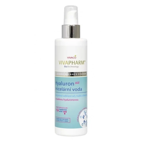 VIVACO Micelární voda s kyselinou hyaluronovou VIVAPHARM 200 ml VIVACO Micelární voda s kyselinou hyaluronovou VIVAPHARM 200 ml