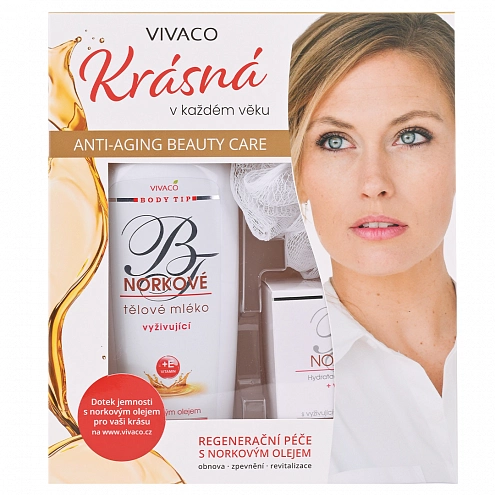 VIVACO BODY TIP Dárková kazeta Péče o pleť s norkovým olejem VIVACO BODY TIP Dárková kazeta Péče o pleť s norkovým olejem