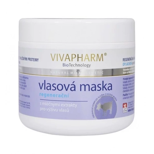 VIVACO Vlasová maska s kozím mlékem VIVAPHARM 600 ml