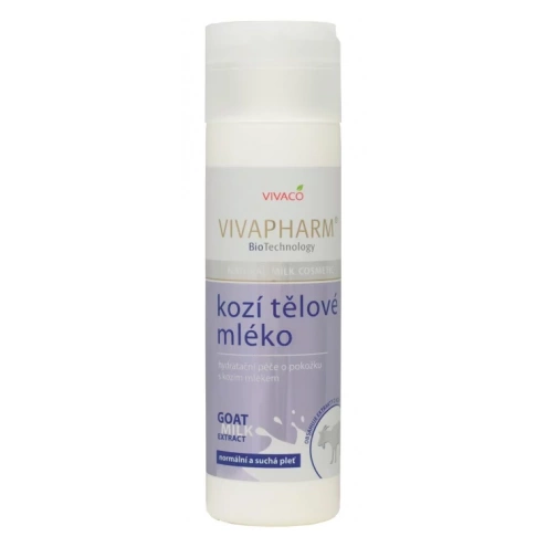 VIVACO Tělové mléko s kozím mlékem VIVAPHARM 200 ml