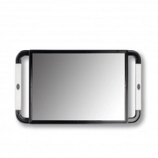 JRL Professional obdĺžnikové zrkadlo čierne 40.5x23.5cm