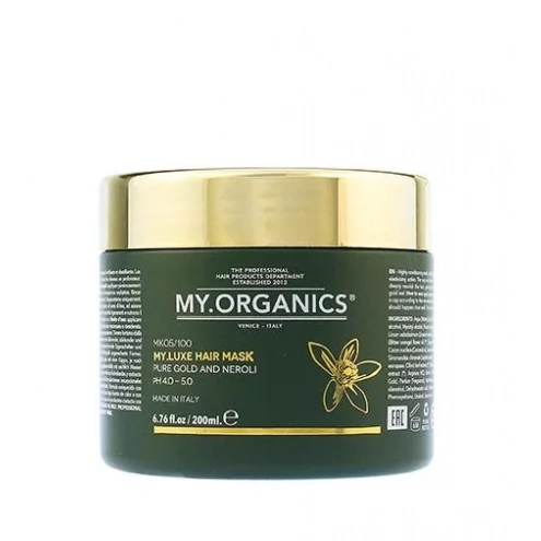My.Organics My.Luxe Hair Mask Pure Gold And Neroli pH 4.0 - 5.0 200 ml