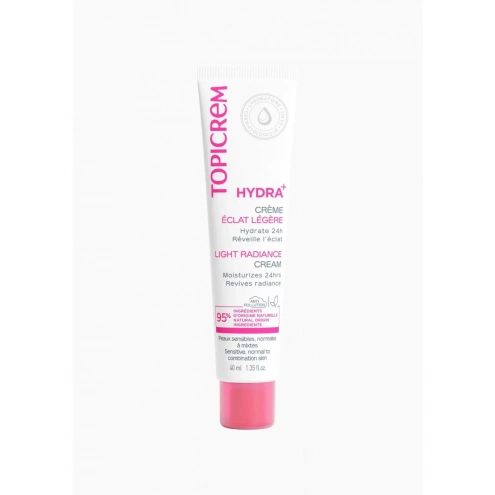 Topicrem Hydra+ Radiance Moisturizing Light Cream 40 ml