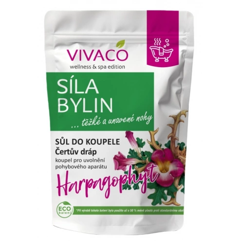 VIVACO Sůl do koupele Čertův dráp SÍLA BYLIN 1000 g