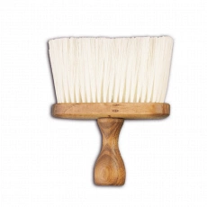 Veľká drevená holičská kefa na krk Eurostil Barber neck brush
