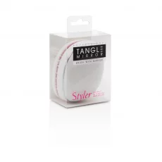 Professional Tangle Mirror Brush With Mirror White