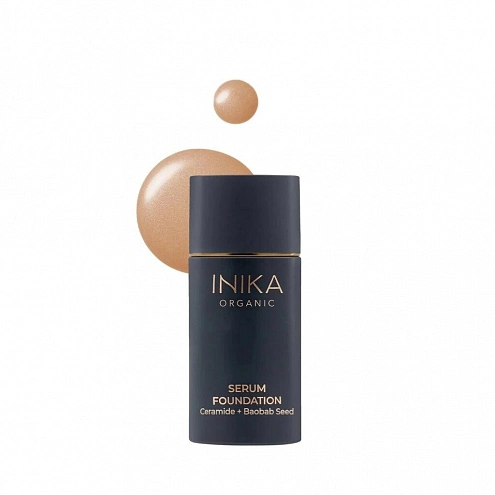 Inika Organic Serum Foundation Lightweight Caring Make-Up Fearless 25 ml