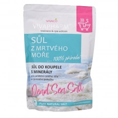 VIVACO Koupelová sůl z Mrtvého moře VivaPharm 1000 g