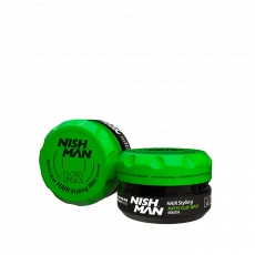 Matna hlina na vlasy zelené jablko Nishman M2 Matte Clay 100ml