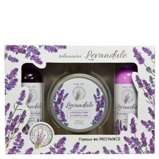 VIVACO Dárková kazeta kosmetiky s levandulovým olejem