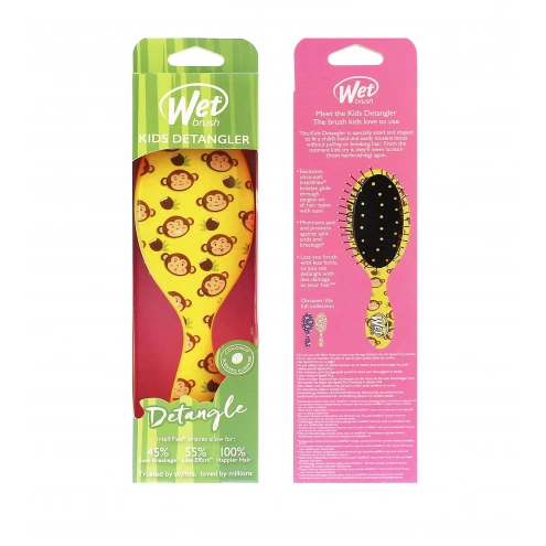Wet Brush Kids Detangler Sweet Treats Monkey Coconut