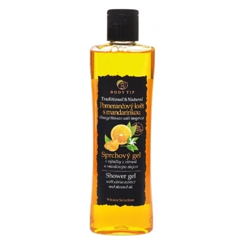 VIVACO Sprchový gel Pomerančový květ s mandarinkou BODY TIP 200 ml VIVACO Sprchový gel Pomerančový květ s mandarinkou BODY TIP 200 ml